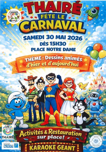 Carnaval de Thairé - Affiche 2026