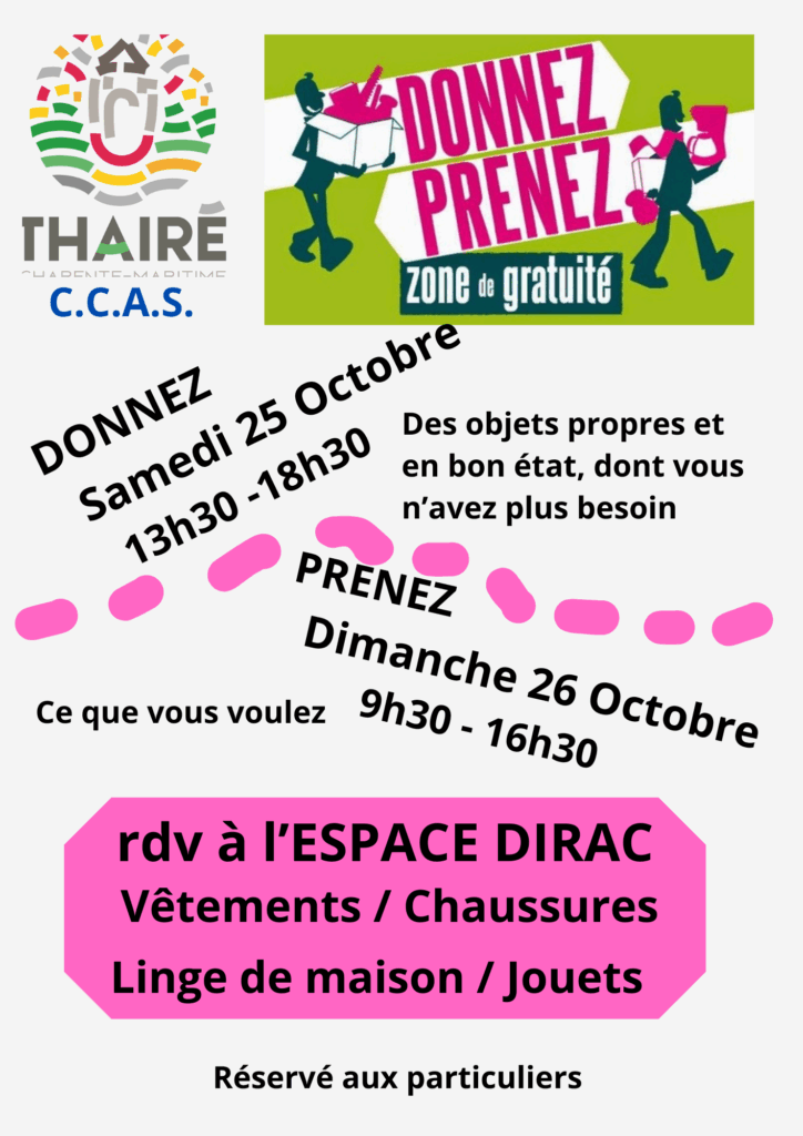 Zone de gratuité 2025 - Thairé